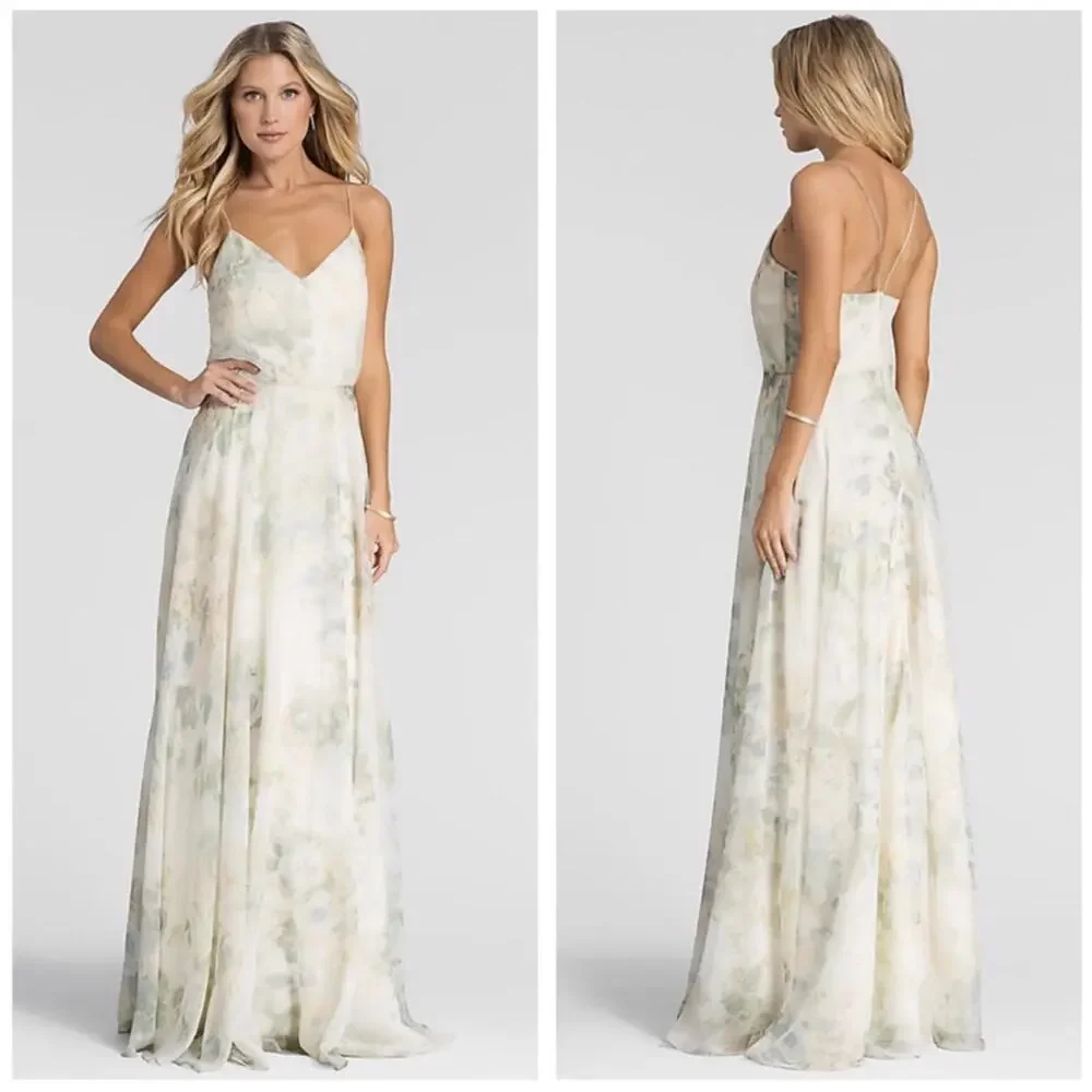 Jenny Yoo | Dresses | Jenny Yoo Inesse Watercolor Floral Maxi Dress Bridesmaid Gown Wedding Guest